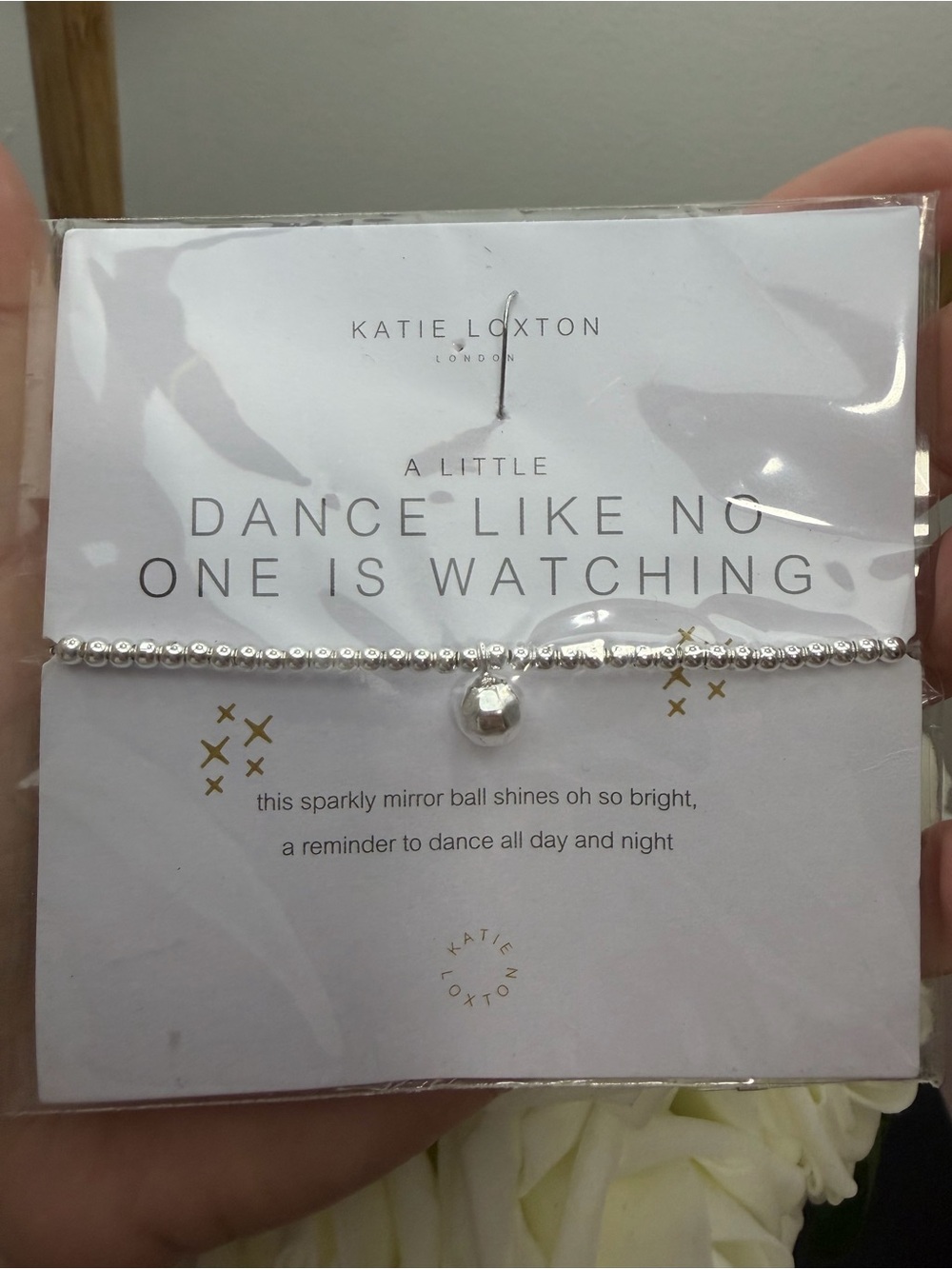 Silver Sparkle Mirror Ball Bracelet